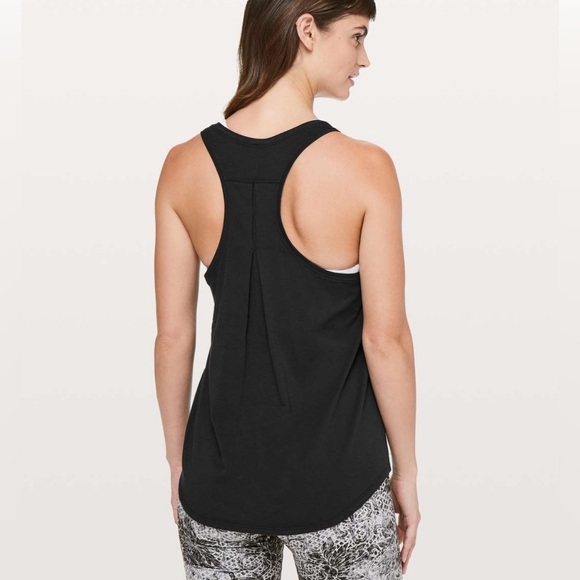 Lululemon Black Love Tank *Pleated - Picture 1 of 7